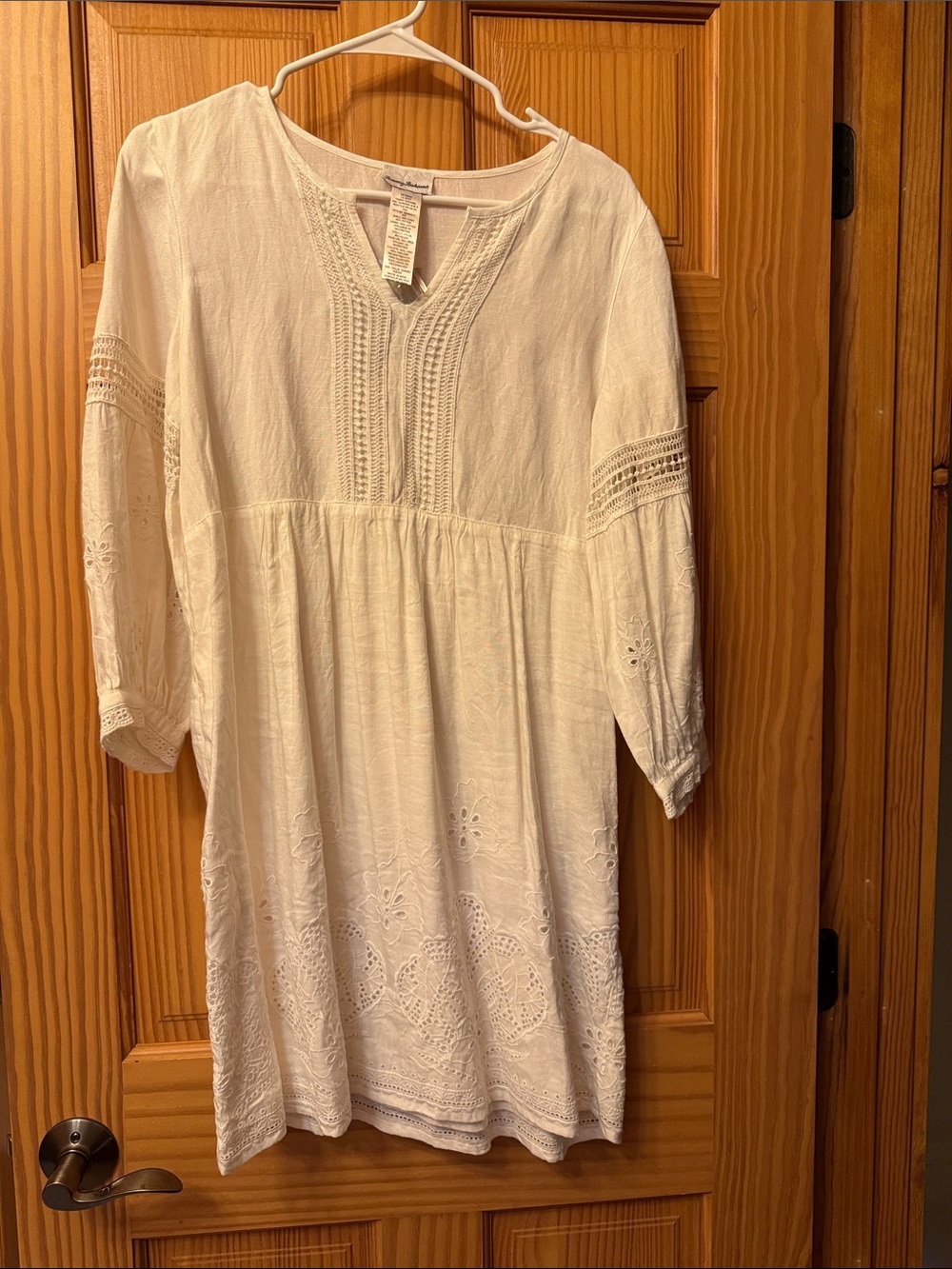 Women’s Tommy Bahama NWT White Embroidered Boho Dress